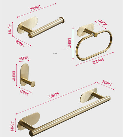 Complete Bathroom Hardware Set