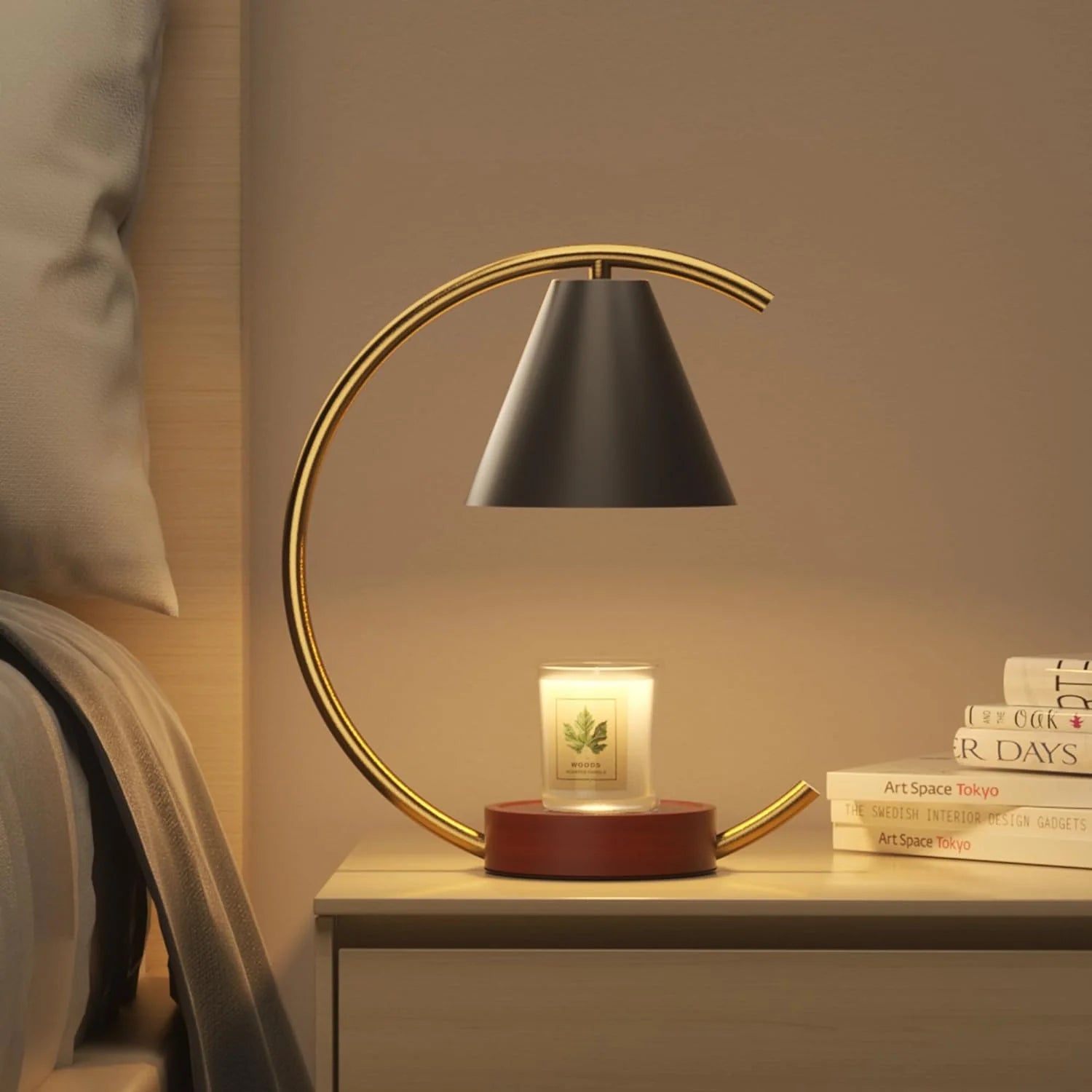 Cozy Glow Dimmable Candle Warmer Lamp