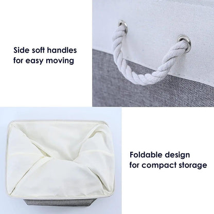 Foldable Storage Baskets with Handle