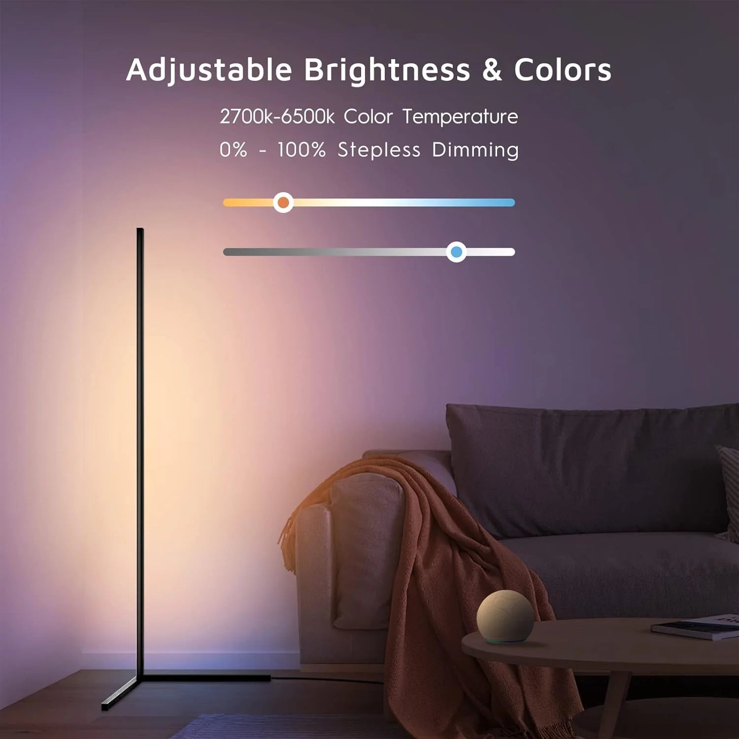 LED Corner Floor Lamp