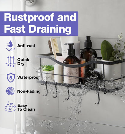 Premium Rustproof 304 Stainless Steel Shower Caddy