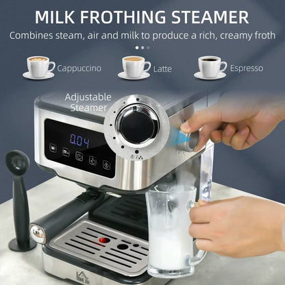 Espresso Machine with Milk Frother Wand