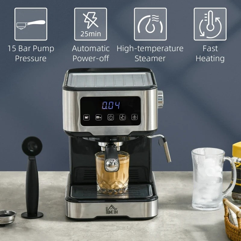 Espresso Machine with Milk Frother Wand