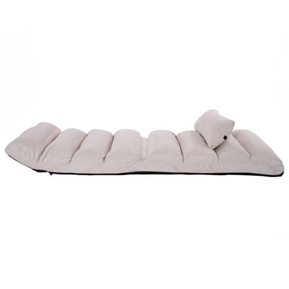 Foldable Multi-Position Lounger in Beige