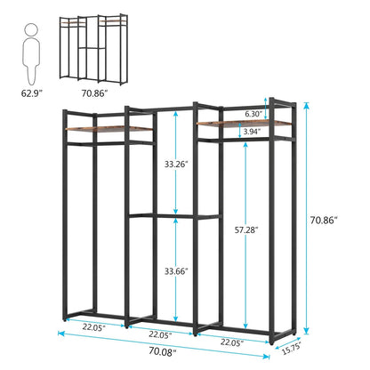 Black Metal Garment Rack