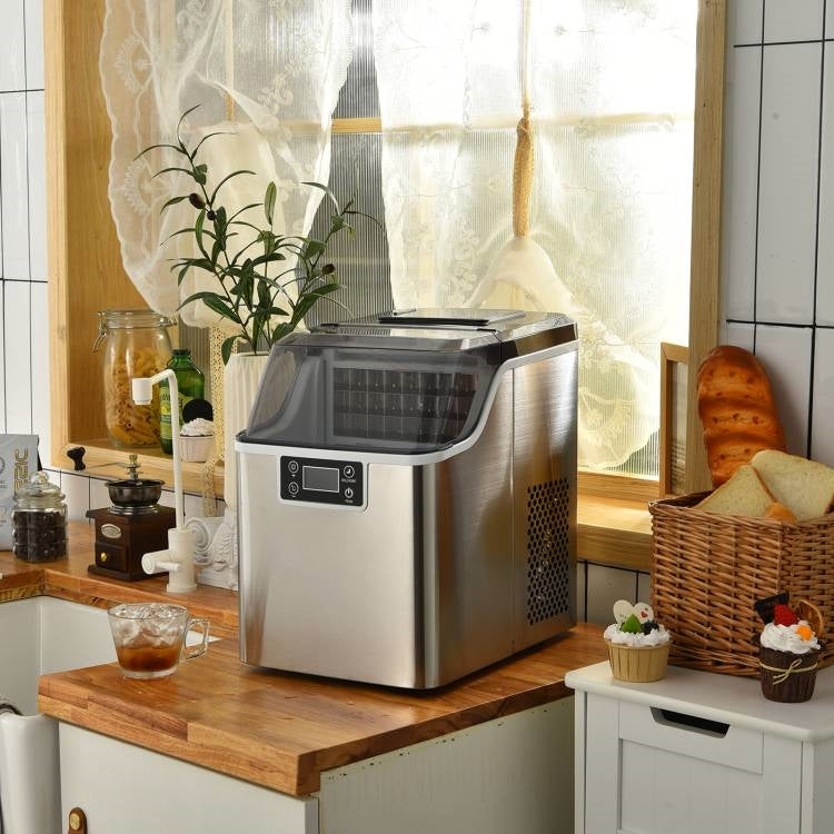 Compact Countertop Ice Maker with Scoop