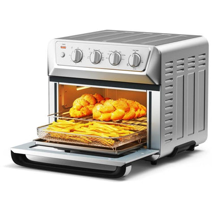 Kitchen Countertop Convection Toaster Oven Air Fryer Dehydrator Stainless Steel