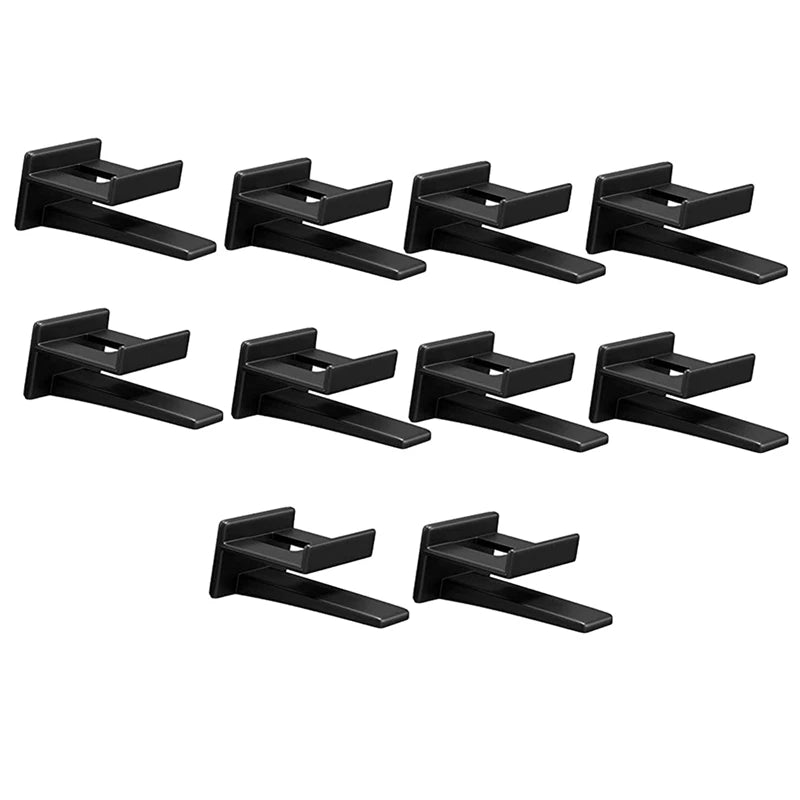 12-Hook Baseball Cap Wall Rack – Adhesive Hat Organizer for Easy Storage