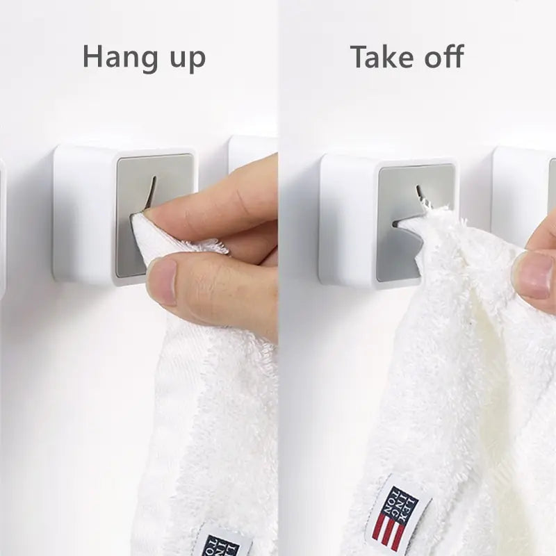 Sleek Adhesive Towel Holder