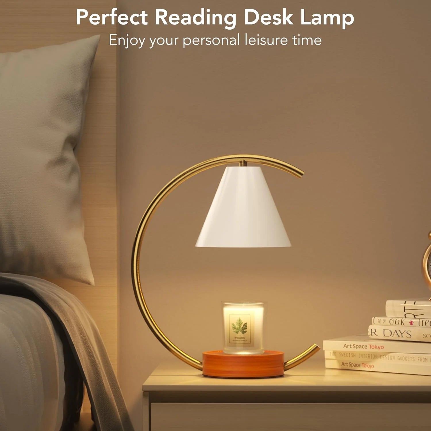 Cozy Glow Dimmable Candle Warmer Lamp